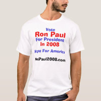 Abstimmung, Ron Paul, für Präsidenten im Jahre