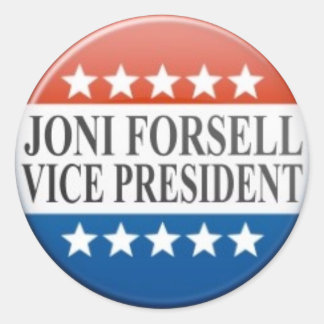 Abstimmung Runder Aufkleber