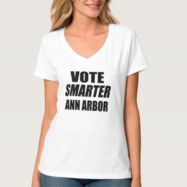 ABSTIMMUNG SMARTER ANN ARBOR T-Shirt (Vorderseite)