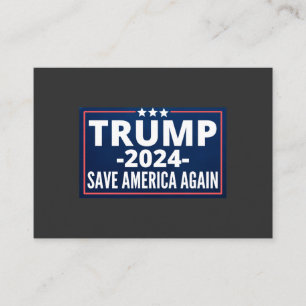 Abstimmung, Trump 2024, Trump 2024, 2024, Trump 20 Visitenkarte