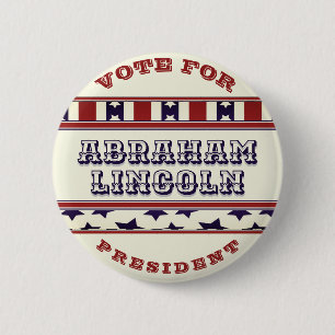 Abstimmung über Abraham Lincoln Button