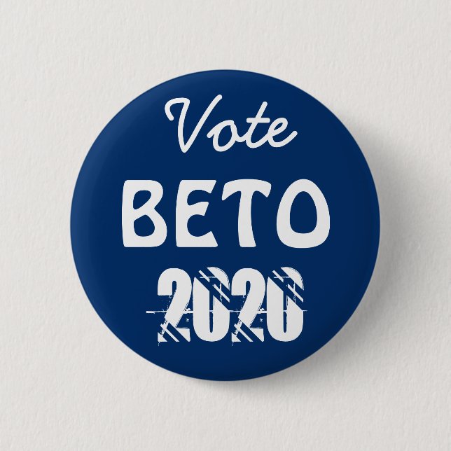 Abstimmung über Beto O'Rourke für die US-Präsident Button (Vorderseite)