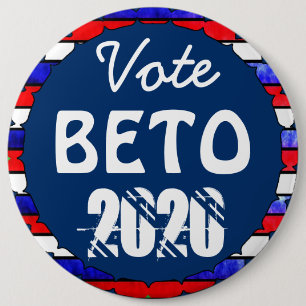 Abstimmung über Beto O'Rourke für die US-Präsident Button