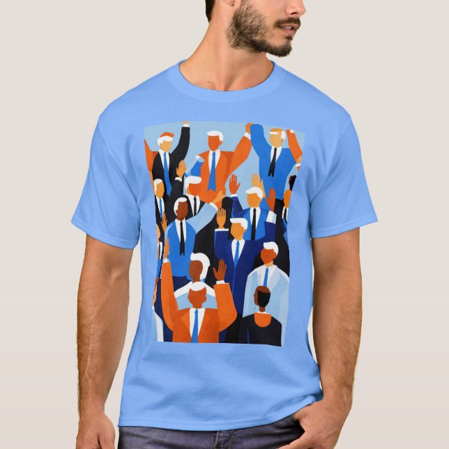 Abstimmung über den Wandel | kühne politische T -  T-Shirt (Vorderseite)
