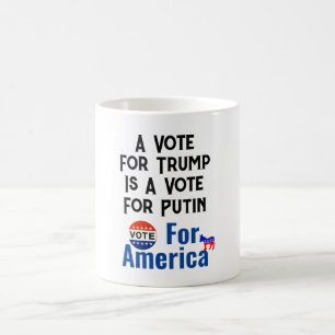 Abstimmung über die Kaffee-Tasse in Amerika Kaffeetasse