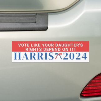 Abstimmung über die Rechte Ihrer Tochter Harris 20 Autoaufkleber