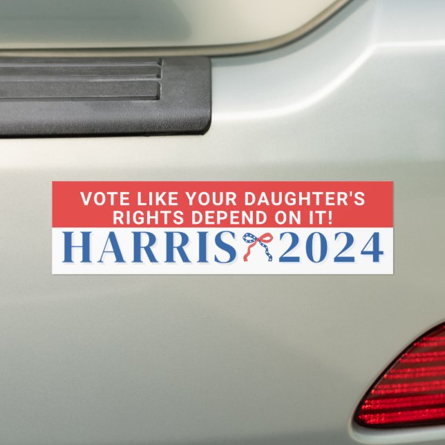 Abstimmung über die Rechte Ihrer Tochter Harris 20 Autoaufkleber (Auf Auto)