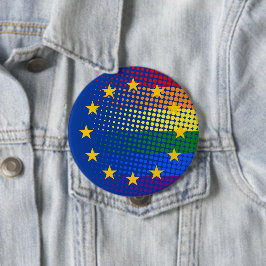 Abstimmung über die Zukunft Europas - Regenbogen Button