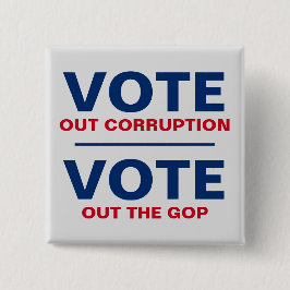 Abstimmung über Korruption Abstimmung im Parlament Button