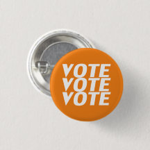 Abstimmung über orange und weiße Button