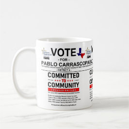 Abstimmung über Pablo Carrasco Kaffeetasse