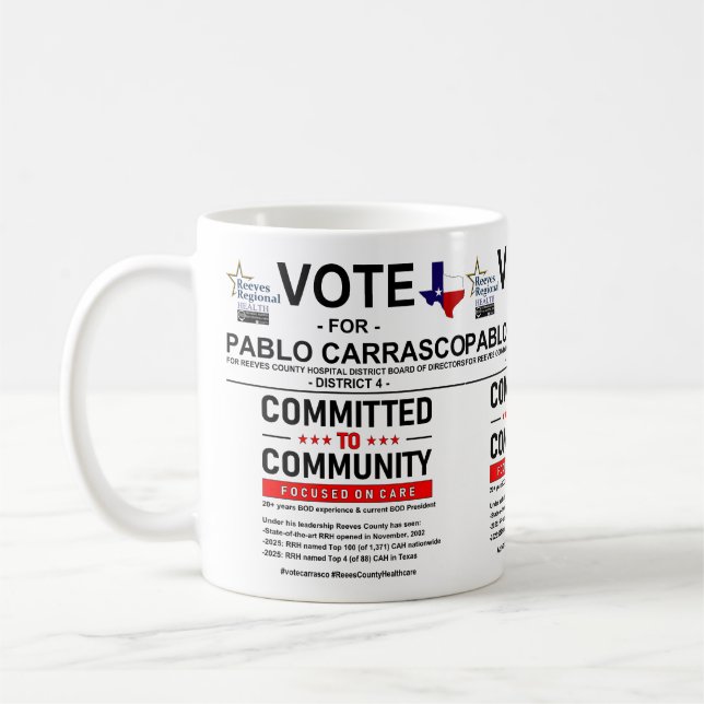 Abstimmung über Pablo Carrasco Kaffeetasse (Links)