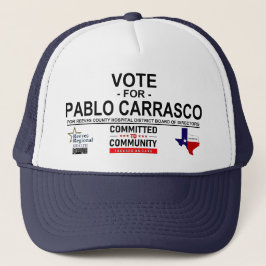 Abstimmung über Pablo Carrasco Truckerkappe