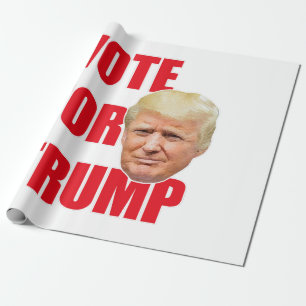 Abstimmung über Trump Geschenkpapier