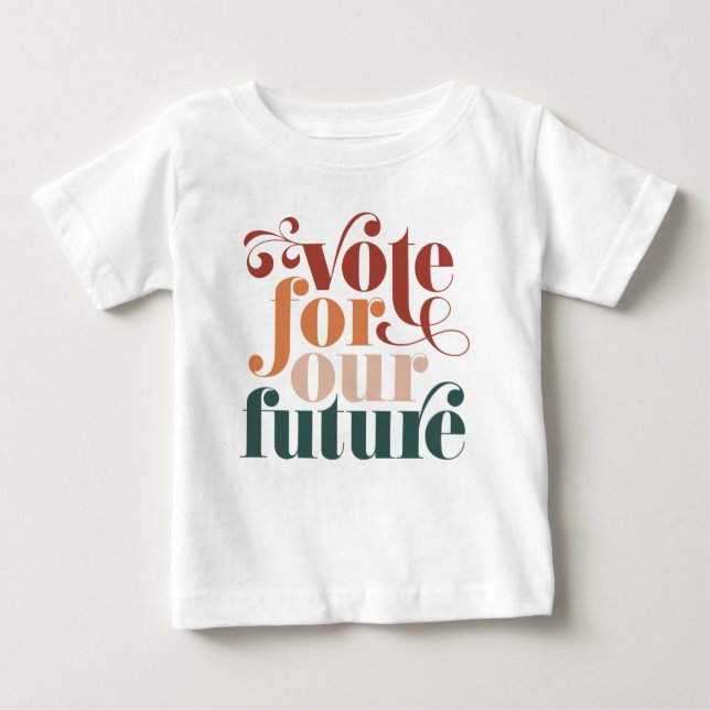 Abstimmung über unsere künftigen Retro-Farben Baby T-shirt (Vorderseite)