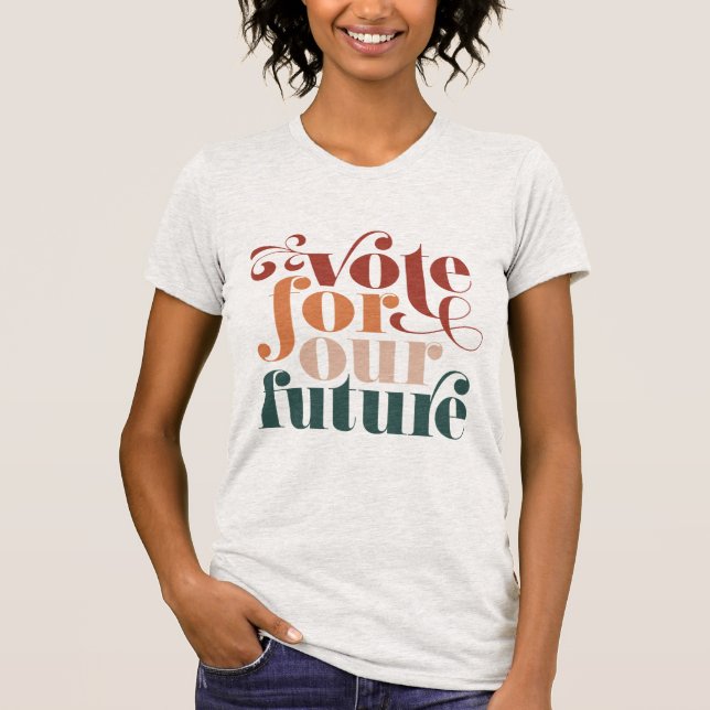 Abstimmung über unsere zukünftigen T - Shirt-Retro T-Shirt (Vorderseite)