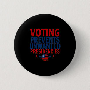 Abstimmung verhindert unerwünschte Präsidentschaft Button
