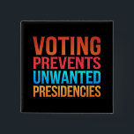Abstimmung verhindert unerwünschte Präsidentschaft Button<br><div class="desc">Abstimmung verhindert unerwünschte Präsidentschaftswahlen</div>