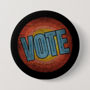 ABSTIMMUNG VINTAG BUTTON
