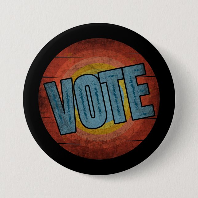 ABSTIMMUNG VINTAG BUTTON (Vorderseite)
