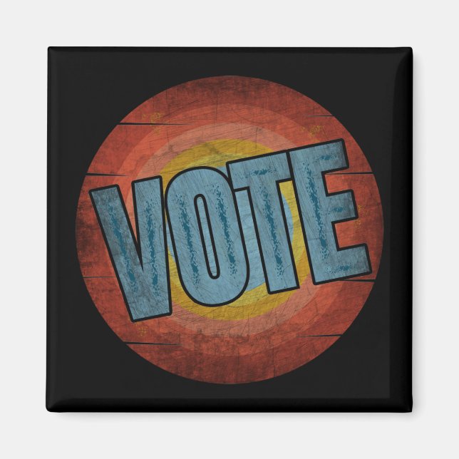 ABSTIMMUNG VINTAG MAGNET (Vorne)