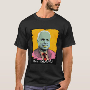 ABSTIMMUNGobama-DUNKELHEITS-T-SHIRT T-Shirt