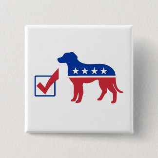 Abstimmungs-HundeButton Button