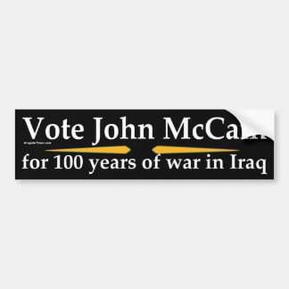 Abstimmungs-John McCain Autoaufkleber