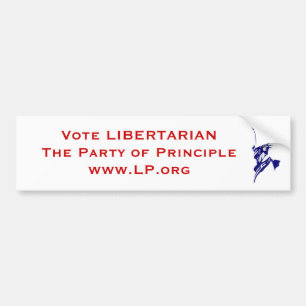 Abstimmungs-Liberalist Autoaufkleber
