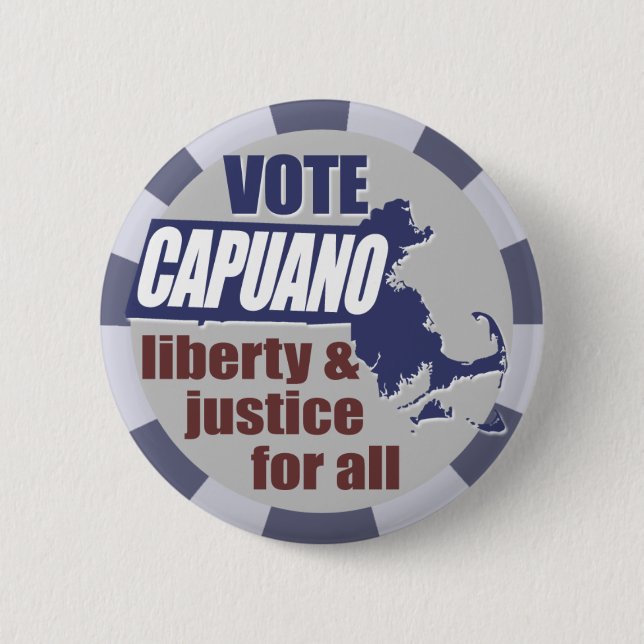 Abstimmungs-Mike Capuano Knopf Button (Vorderseite)