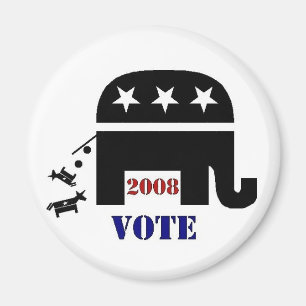 ABSTIMMUNGS-REPUBLIKANER-IM JAHRE 2008 MAGNET