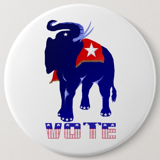 Abstimmungs-Republikaner-Knopf Button (Vorderseite)