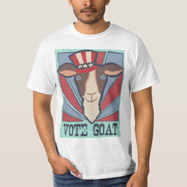 Abstimmungs-Ziege! T-Shirt (Vorderseite)