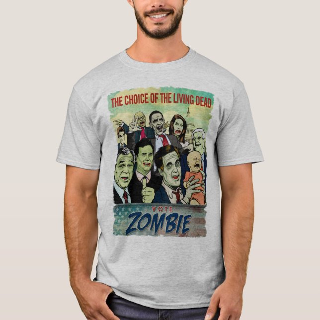 Abstimmungs-Zombie-T - Shirt (Vorderseite)