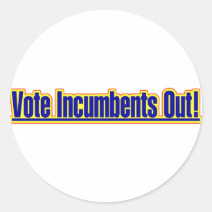 Abstimmungsaufkleber Runder Aufkleber