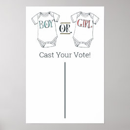 Abstimmungspaket für Geschlecht Poster