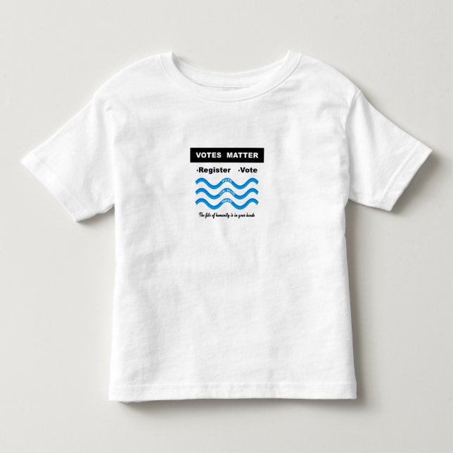 Abstimmungssache Kleinkind T-shirt (Vorderseite)