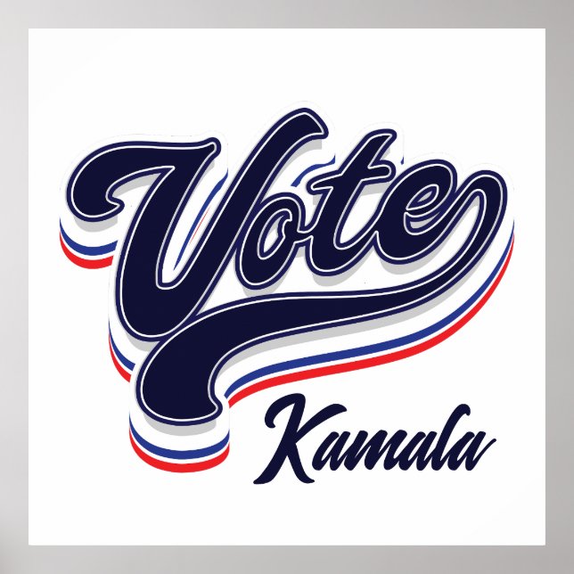 Abstimmungstafpografie - Wahl Poster (Vorne)