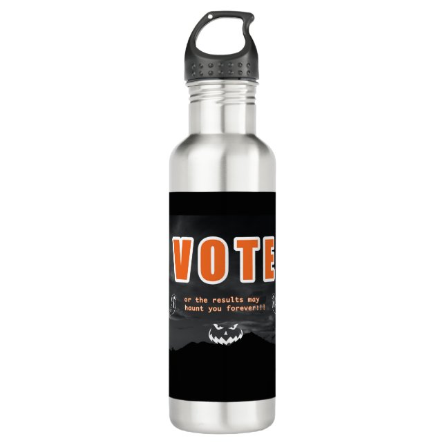 Abstimmungstaktik Edelstahlflasche (Vorderseite)