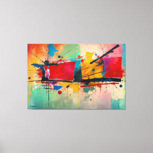 ABSTR_25-028 Abstrakt Art Canvas Print Leinwanddruck