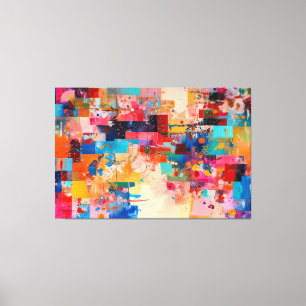 ABSTR_25-037 Abstrakt Art Canvas Print Leinwanddruck
