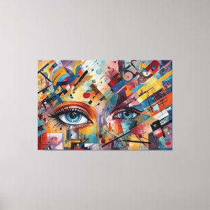 ABSTR_25-038 Abstrakt Art Canvas Print Leinwanddruck