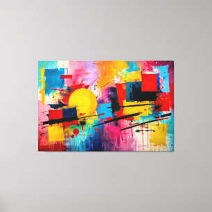 ABSTR_25-057 Abstrakt Art Canvas Print Leinwanddruck