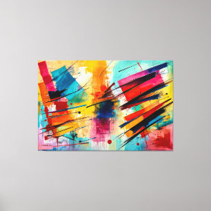 ABSTR_25-058 Abstrakt Art Canvas Print Leinwanddruck