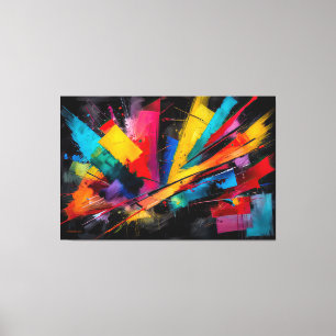 ABSTR_25-063 Abstrakt Art Canvas Print Leinwanddruck