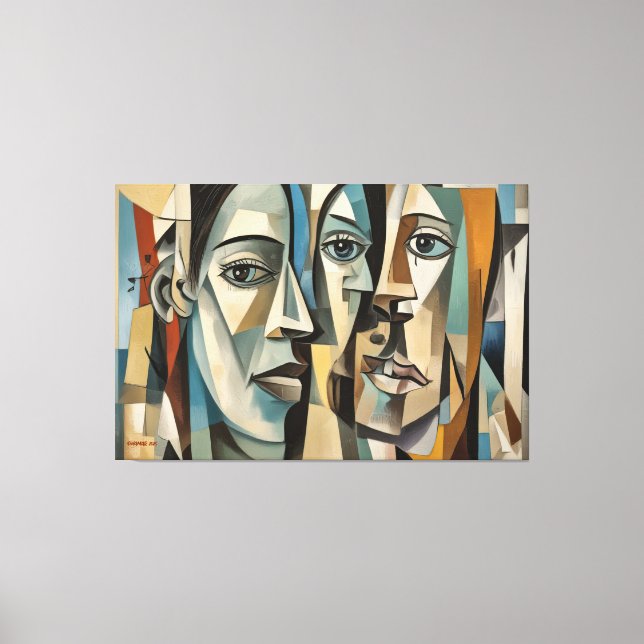 ABSTR_25-073 Abstrakt Art Canvas Print Leinwanddruck (Vorderseite)