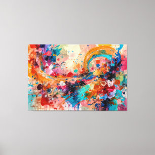 ABSTR_25-079 Abstrakt Art Canvas Print Leinwanddruck