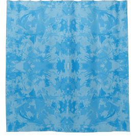 Abstrack Blue Exclusive Fashion Pattern Duschvorhang