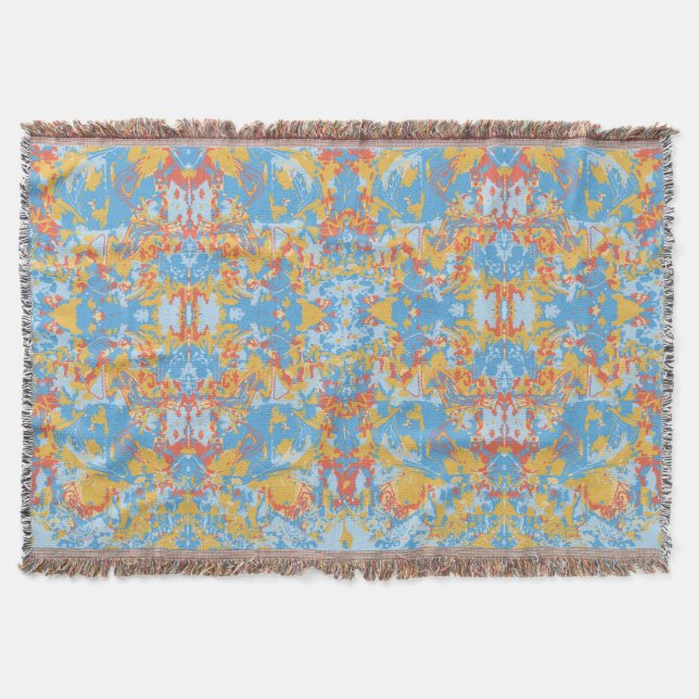 Abstrack Blue Exclusive Muster Decke (Vorderseite)