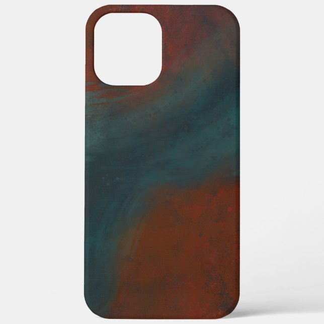 Abstract 1: reds and blues Case-Mate iPhone hülle (Rückseite)